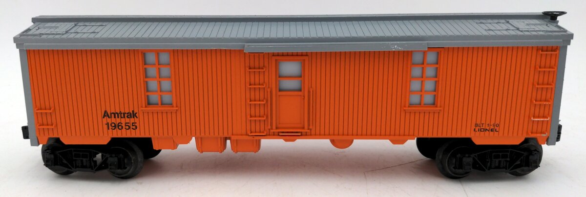 Lionel 6-19655 O Gauge Amtrak Tool Car with Lighted Interior EX/Box