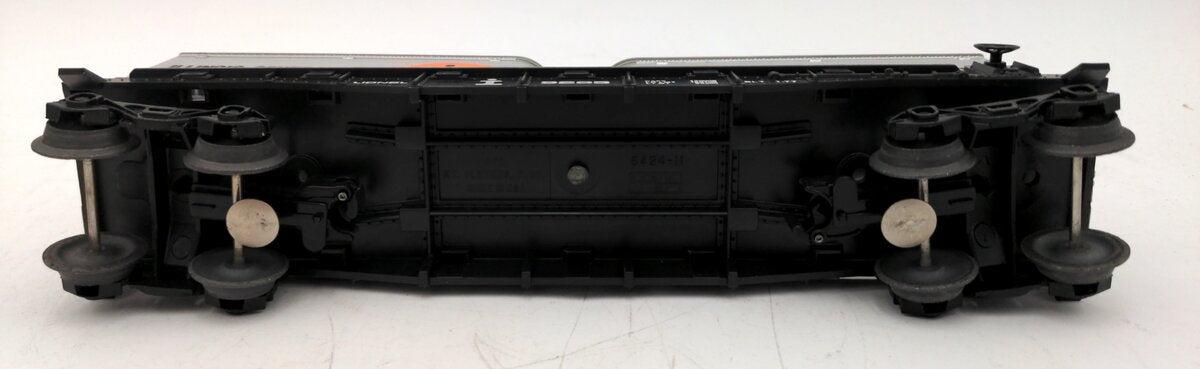 Lionel 6-9285 O Gauge Illinois Central Gulf Flatcar w/Vans VG/Box