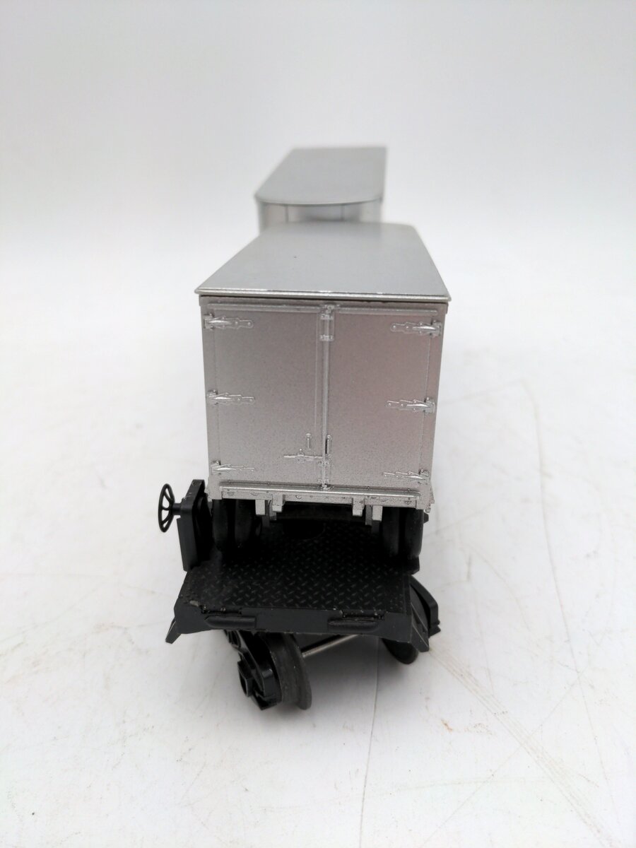 Lionel 6-9285 O Gauge Illinois Central Gulf Flatcar w/Vans VG/Box