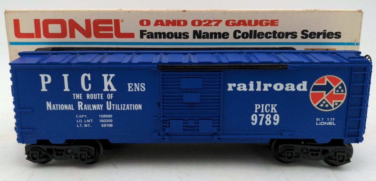 Lionel 6-9789 O Gauge Pickens Railroad Boxcar EX/Box