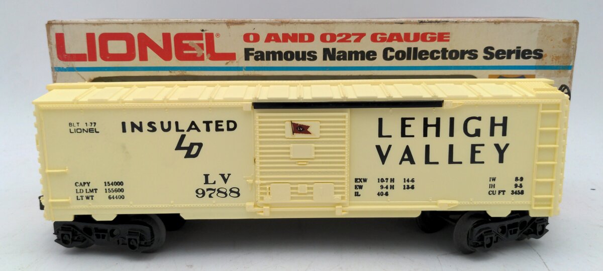Lionel 6-9788 O Gauge Lehigh Valley Boxcar EX/Box