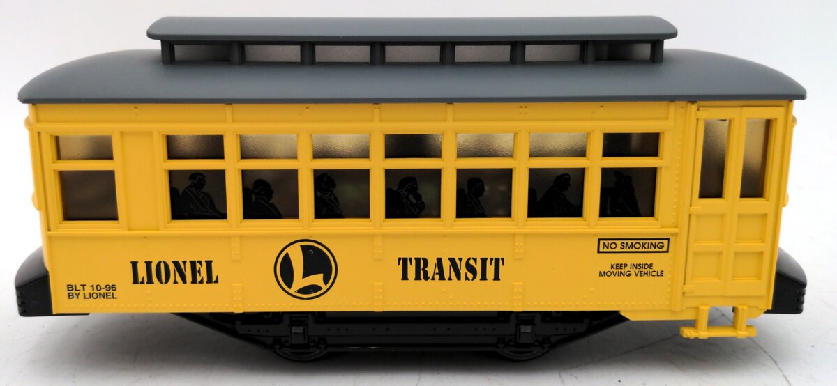 Lionel 6-18431 O Gauge Lionel Transit Trolley Car VG/Box