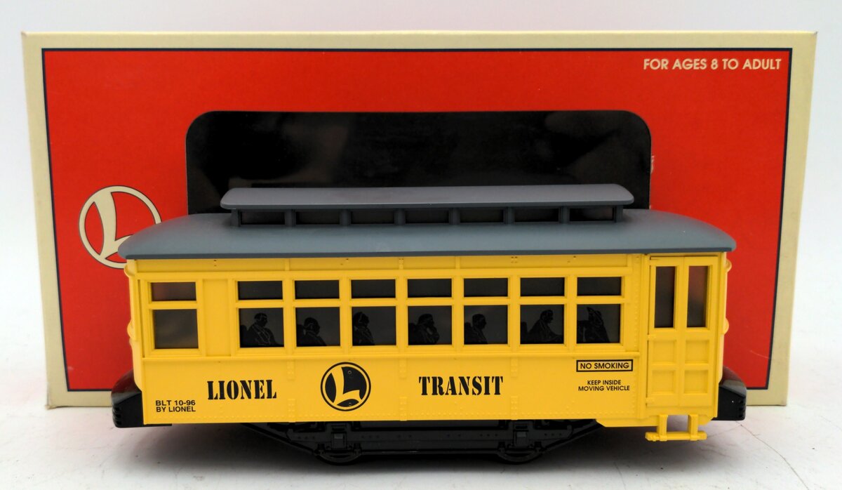 Lionel 6-18431 O Gauge Lionel Transit Trolley Car VG/Box