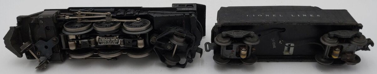 Lionel 675 Vintage O 2-6-2 K-4 Pacific Diecast Steam Locomotive & 2466WX Tender VG