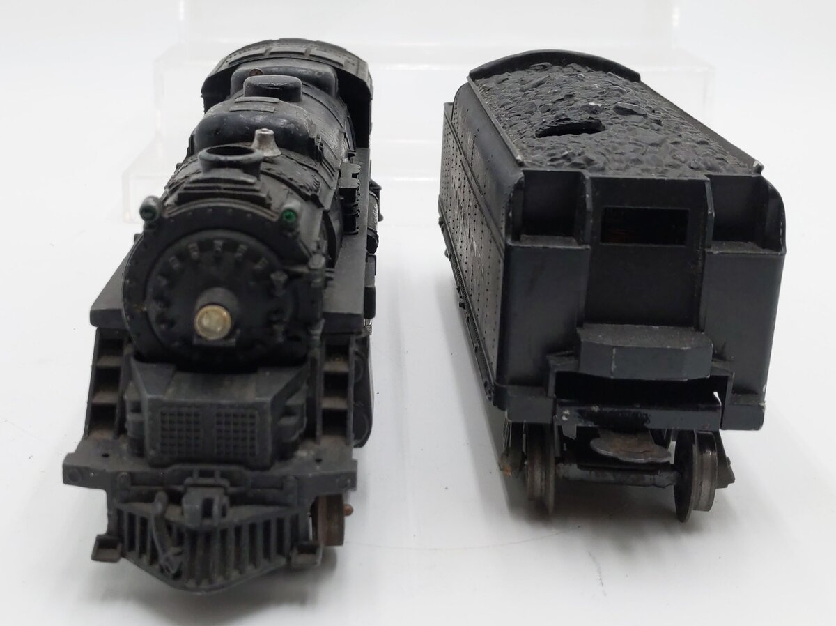 Lionel 2036 Vintage O 2-6-4 Steam Locomotive and 6466W Tender VG