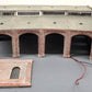 Korber 304 O 3-Stall Locomotive Roundhouse Kit w/304A Expansion kit