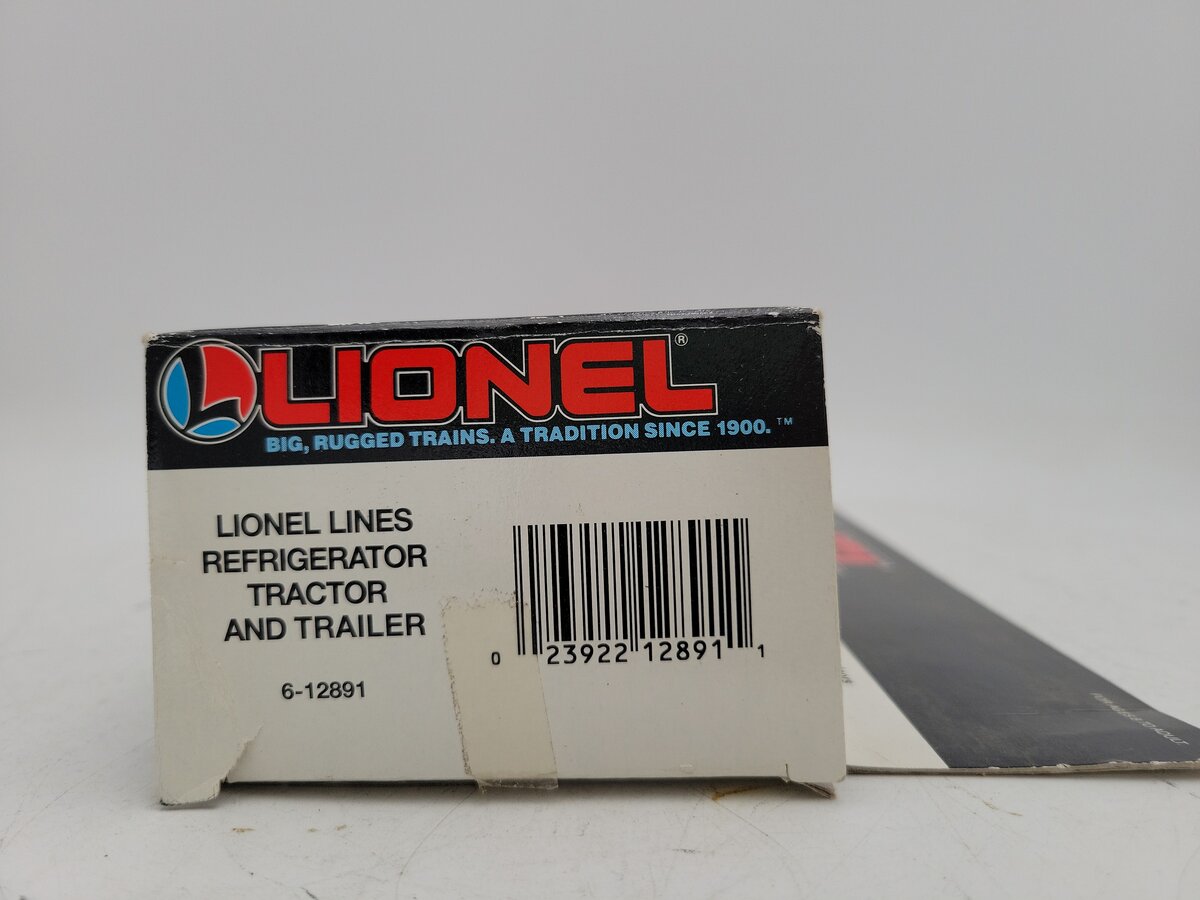 Lionel 6-12891 O Gauge Lionel Lines Refrigerator Tractor And Trailer VG/Box