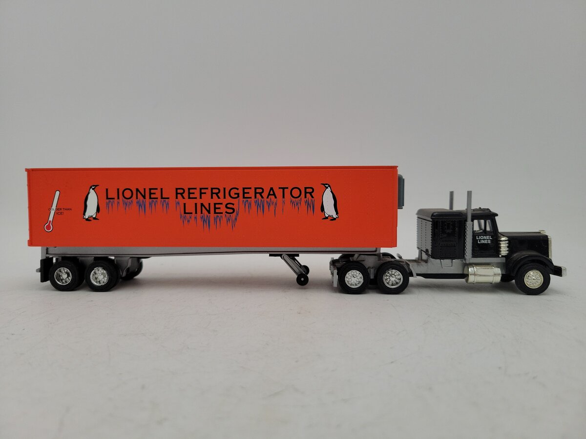 Lionel 6-12891 O Gauge Lionel Lines Refrigerator Tractor And Trailer VG/Box