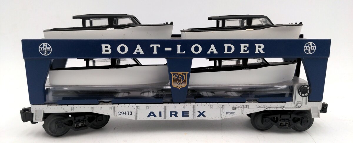 Lionel 6-29413 O Gauge Airex Boat Loader Car EX
