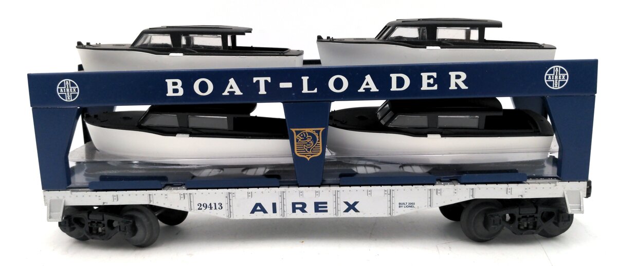 Lionel 6-29413 O Gauge Airex Boat Loader Car EX