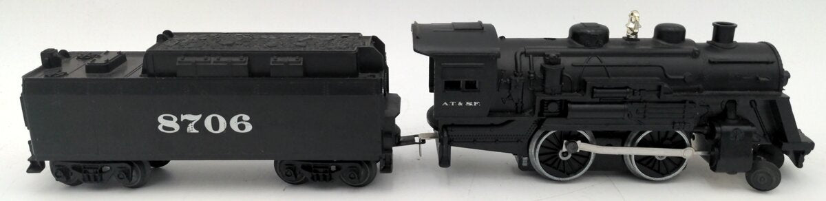 Lionel 6-18706 AT&SF 2-4-0 Steam Locomotive & Tender #8706 VG