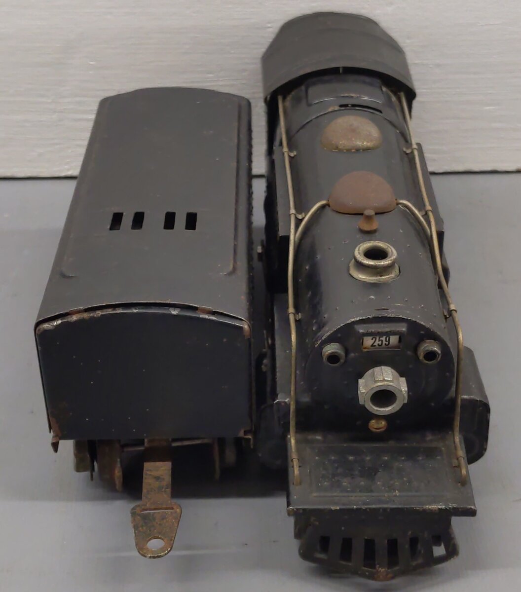 Lionel 259 Vintage O Prewar Lionel Lines 2-4-2 Steam Locomotive w/Tender