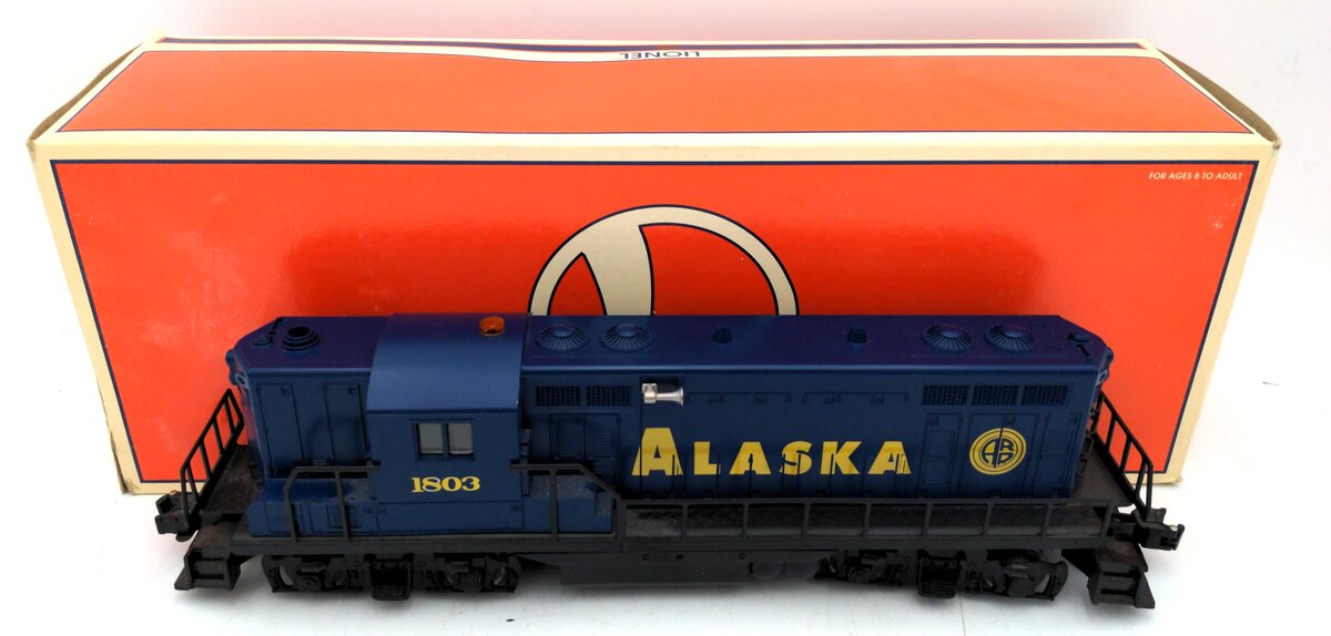 Lionel 6-18878 O Gauge Alaska GP-7 Powered Diesel Locomotive #1803 EX/Box