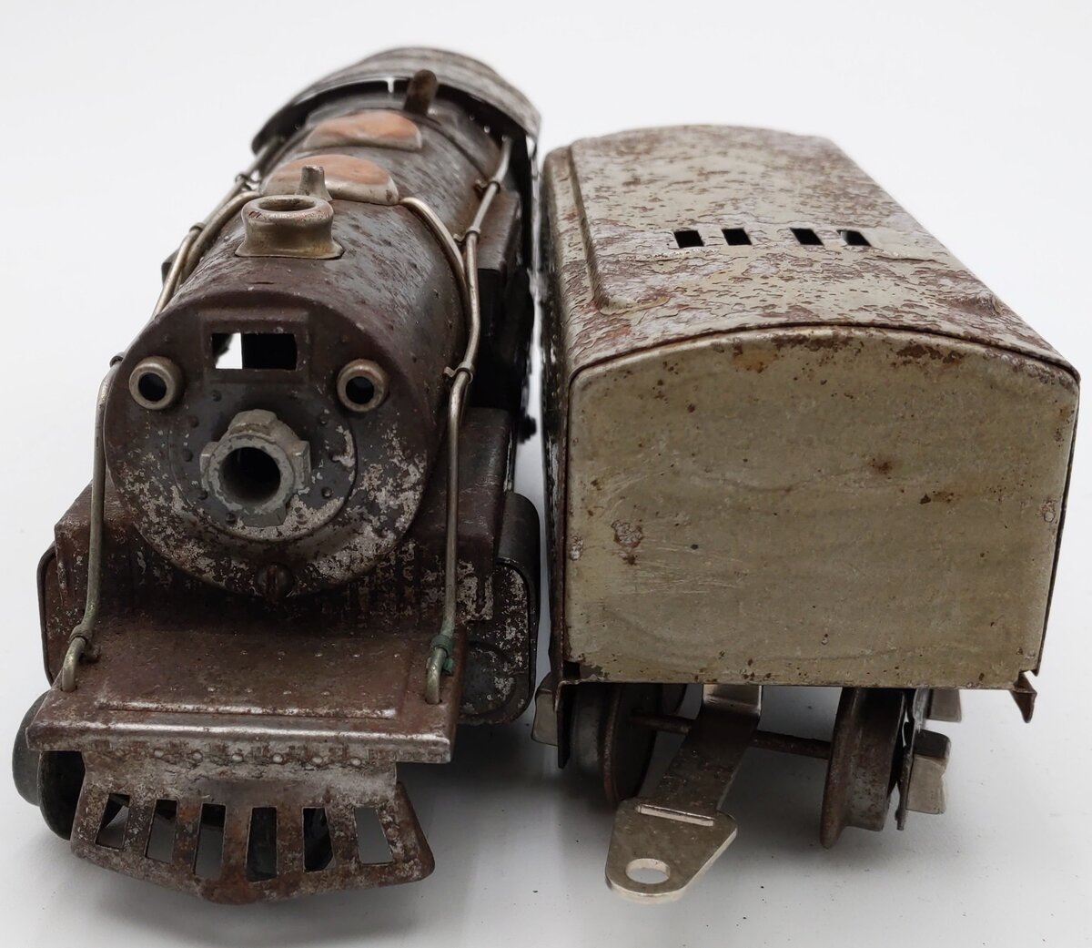 Lionel 259E Vintage O Gauge Gray 2-4-2 Streamlined Steam Locomotive & Tender
