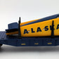 Lionel 6-36021 O Gauge Flatcar with Alaska Airplane #6424 VG/Box