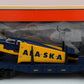 Lionel 6-36021 O Gauge Flatcar with Alaska Airplane #6424 VG/Box