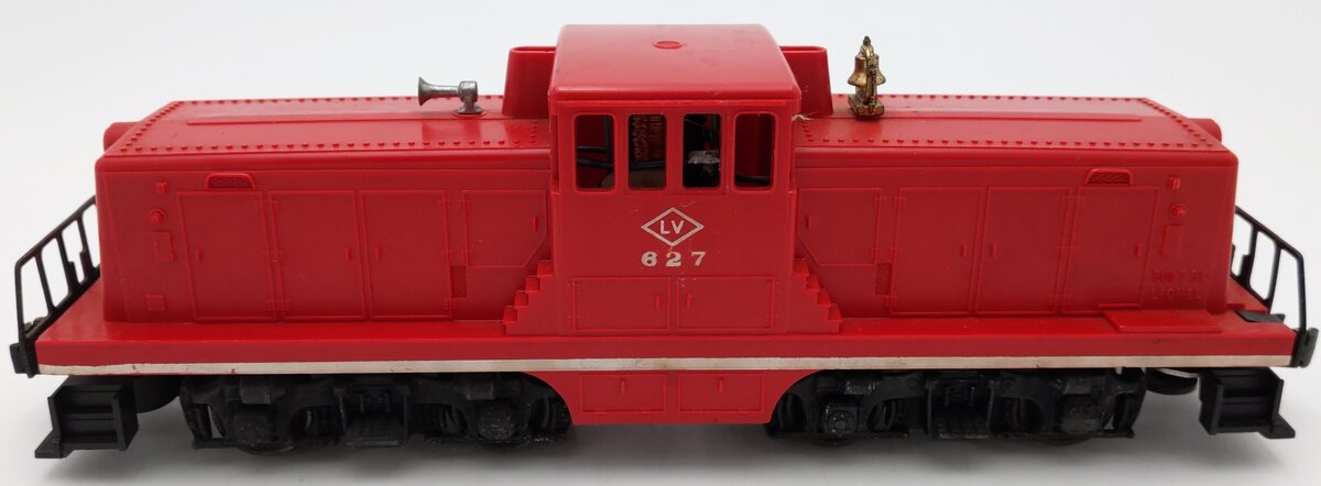 Lionel 627 Vintage O Gauge Lehigh Valley 44 Ton Diesel Locomotive VG