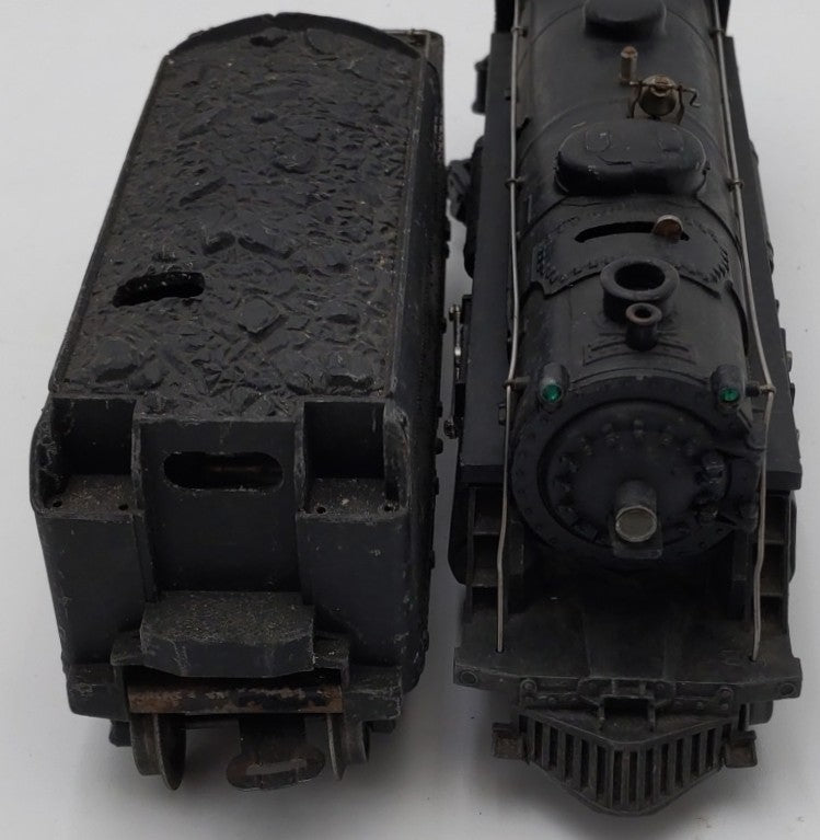 Lionel 1666 Vintage O 2-6-2 Diecast Steam Locomotive & Tender VG