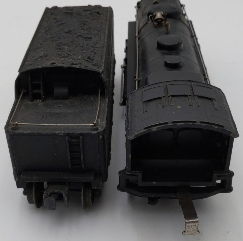 Lionel 1666 Vintage O 2-6-2 Diecast Steam Locomotive & Tender VG