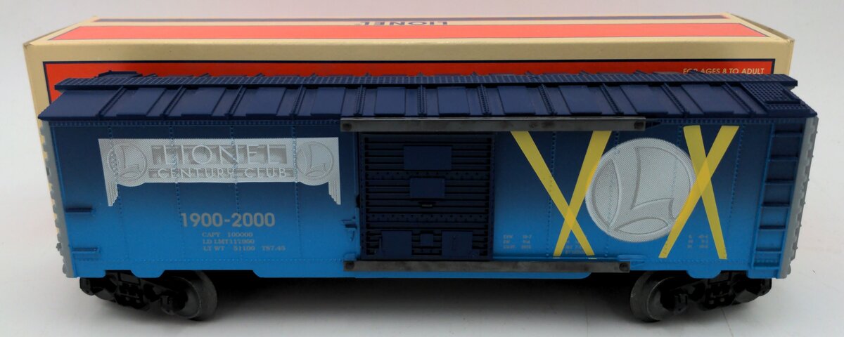 Lionel 6-29204 O Gauge Century Club Boxcar - Rare 1997 Car EX/Box