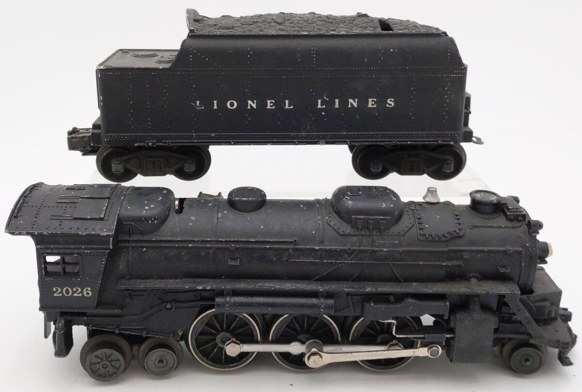 Lionel 2026 Vintage O 2-6-4 Diecast Steam Locomotive w/ 6466W Tender