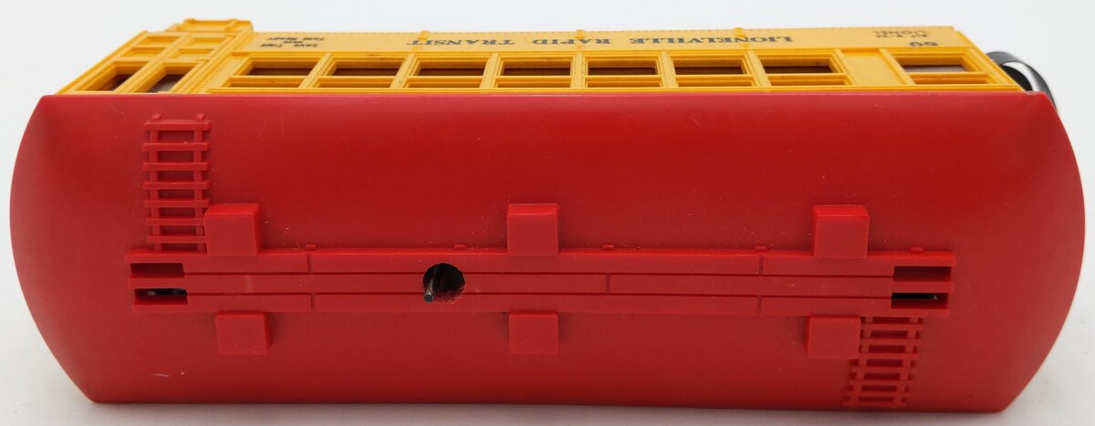 Lionel 60 Vintage O Gauge Postwar Lionelville Trolley with Black Lettering