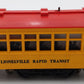 Lionel 60 Vintage O Gauge Postwar Lionelville Trolley with Black Lettering