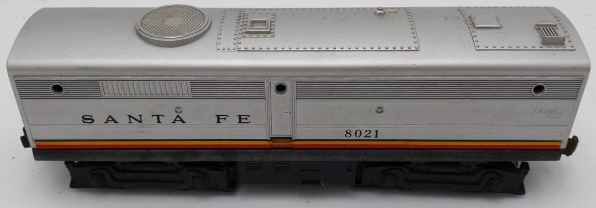 Lionel 6-8021 Santa Fe Alco Non-Powered B-Unit Diesel Locomotive VG