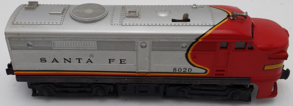 Lionel 6-8020 O Gauge Santa Fe Alco A Diesel Locomotive VG