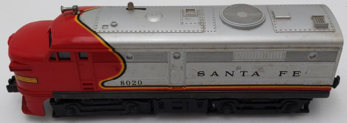 Lionel 6-8020 O Gauge Santa Fe Alco A Diesel Locomotive VG