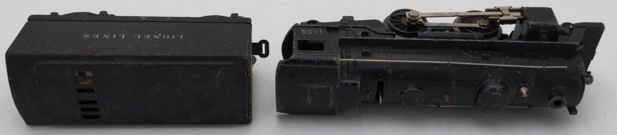 Lionel 1655 Vintage O Lionel Lines 2-4-2 Steam Locomotive with 6654W Tender