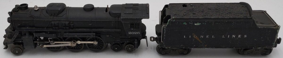 Lionel 2026 Vintage O 2-6-4 Diecast Steam Locomotive & 6466WX Tender