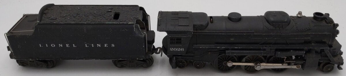 Lionel 2026 Vintage O 2-6-4 Diecast Steam Locomotive & 6466WX Tender