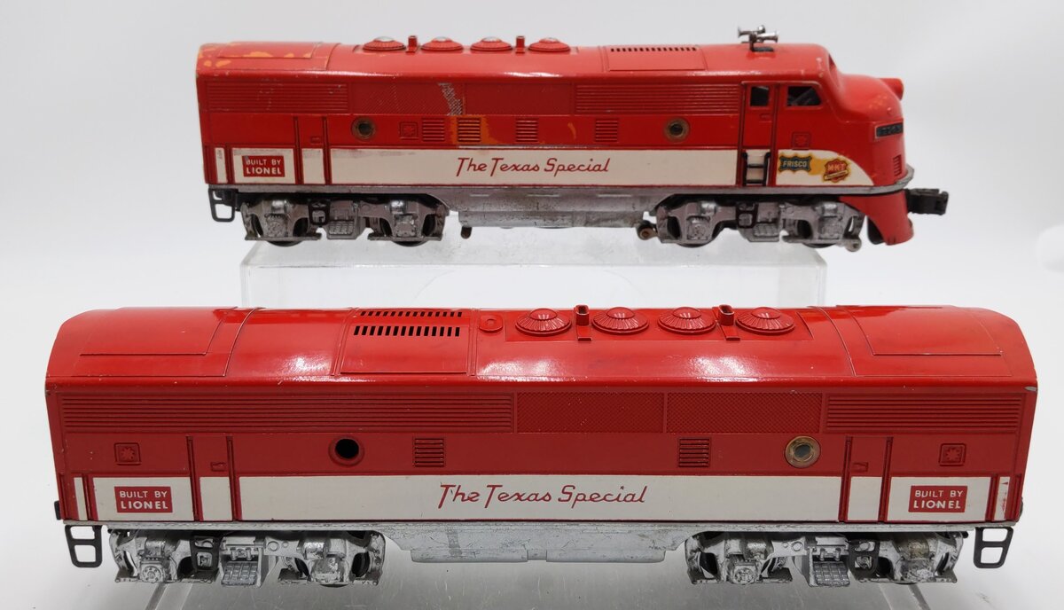 Lionel 2245 Vintage O Gauge Texas Special F-3 AB Diesel Set VG