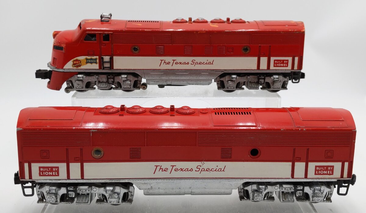 Lionel 2245 Vintage O Gauge Texas Special F-3 AB Diesel Set VG