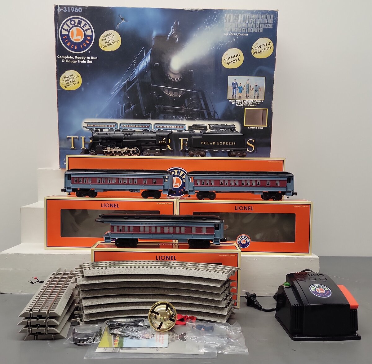 Lionel 6-31960 O Gauge The Polar Express Steam Locomotive Set EX/Box