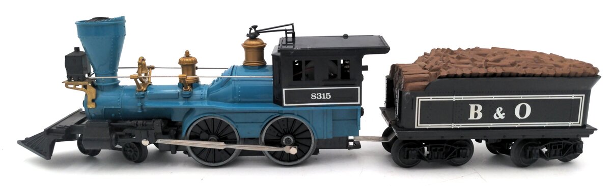 Lionel 6-8315 O Gauge Baltimore & Ohio 4-4-0 American Steam Locomotive &Tender VG