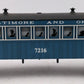 Lionel 6-7216 O Gauge Baltimore & Ohio Coach Car VG