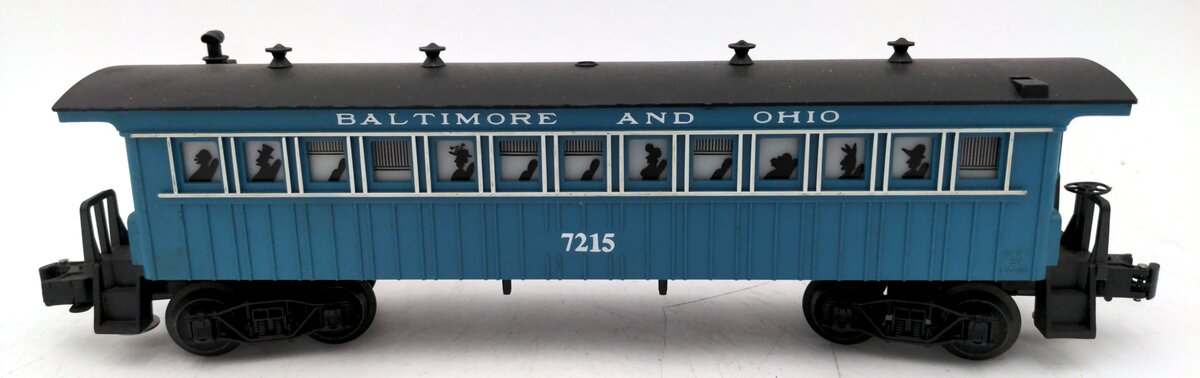 Lionel 6-7215 O Gauge Baltimore & Ohio Illuminated Coach Passenger Car EX