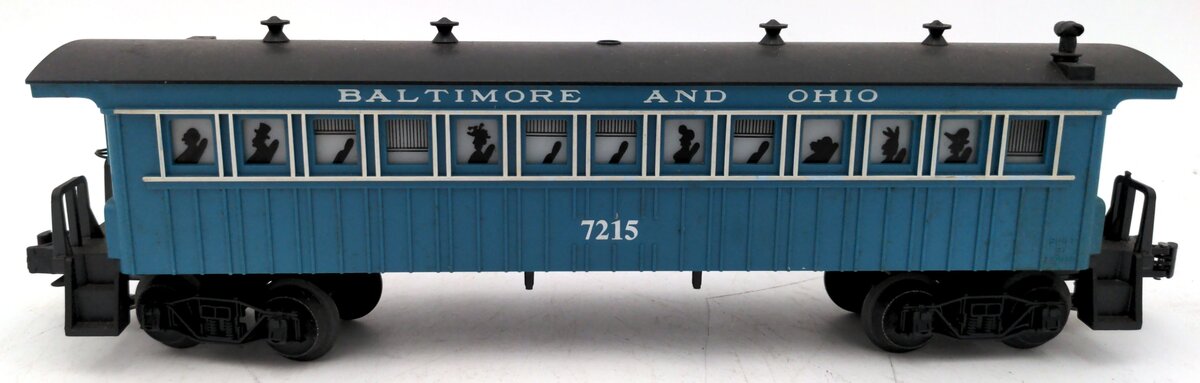 Lionel 6-7215 O Gauge Baltimore & Ohio Illuminated Coach Passenger Car EX