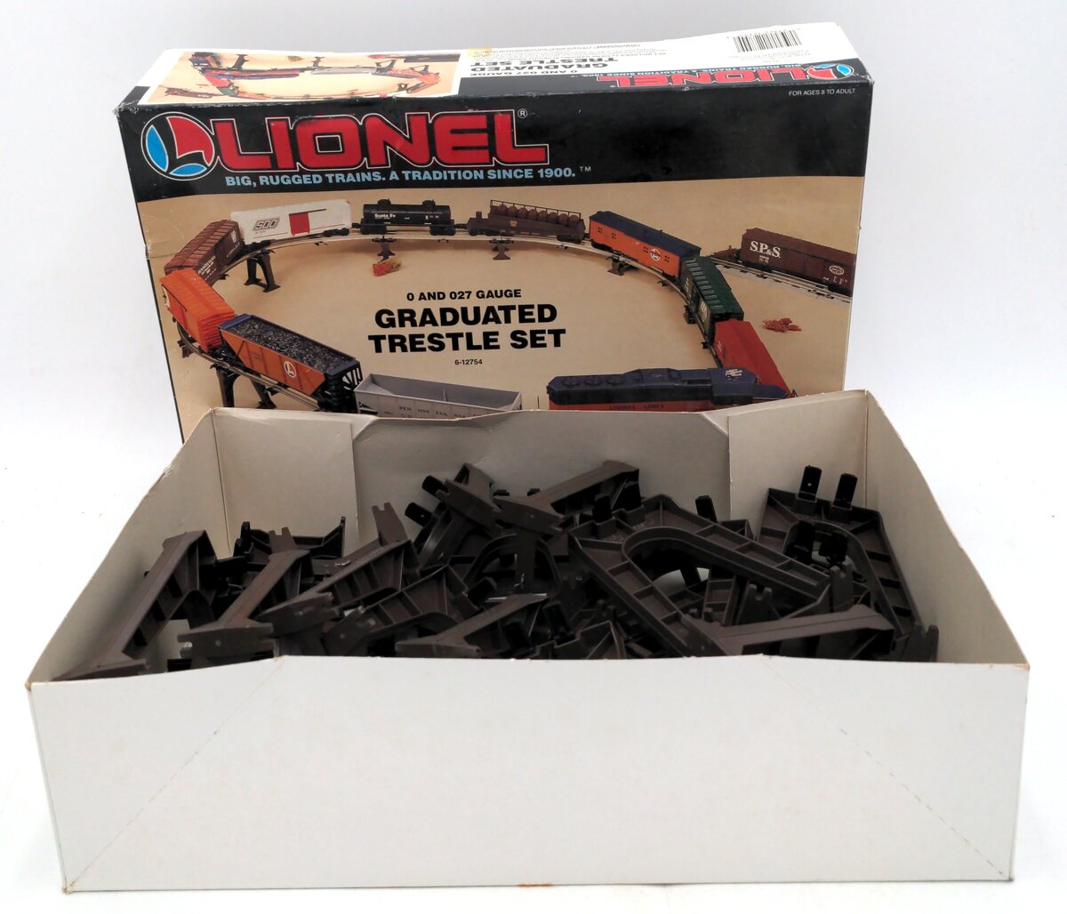 Lionel 6-12754 O & O27 Graduated Trestle Set VG/Box