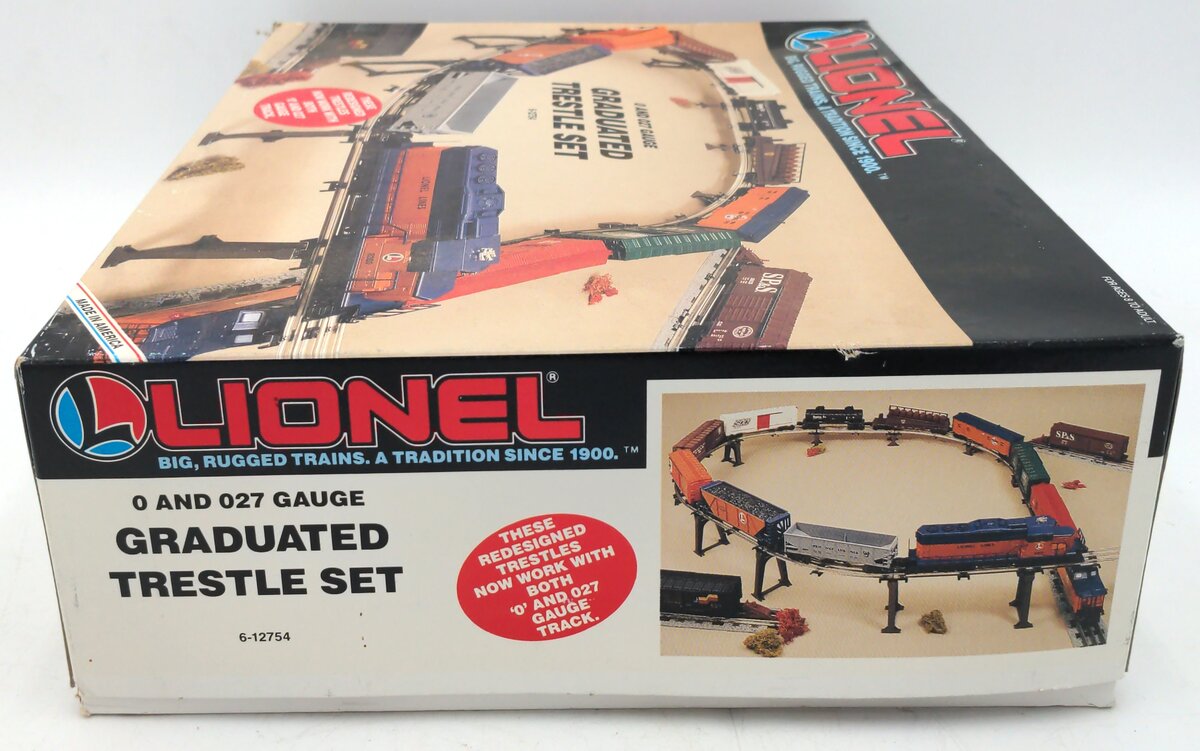 Lionel 6-12754 O & O27 Graduated Trestle Set VG/Box