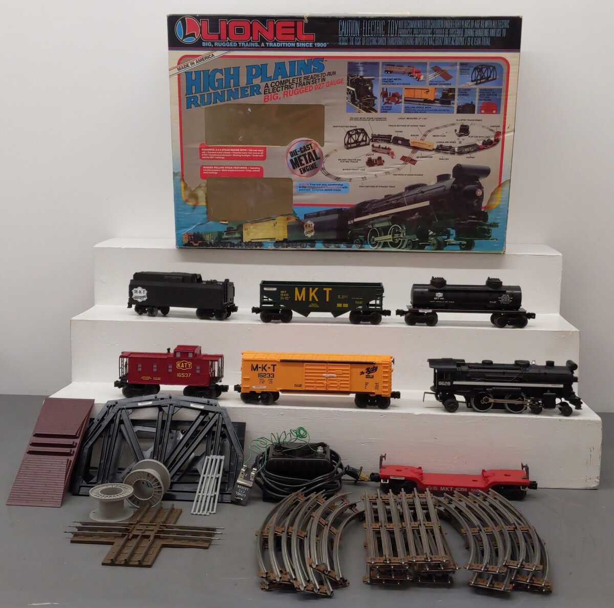 Lionel 6-11728 O Gauge High Plains Runner Steam Train Set VG/Box