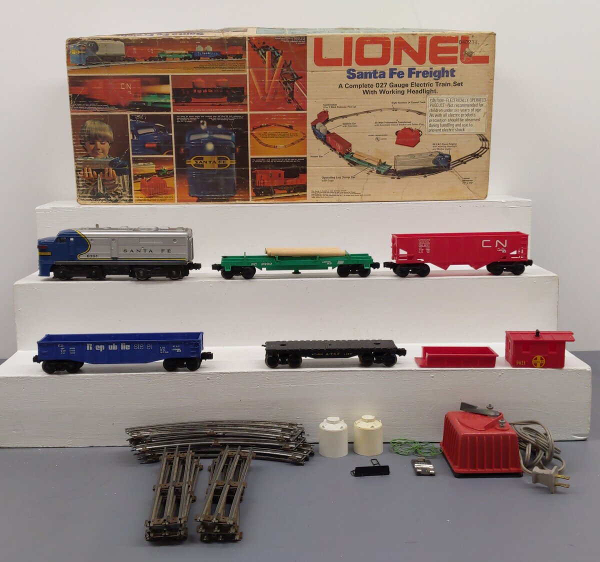 Lionel 6-1383 Santa Fe Freight Set/Box