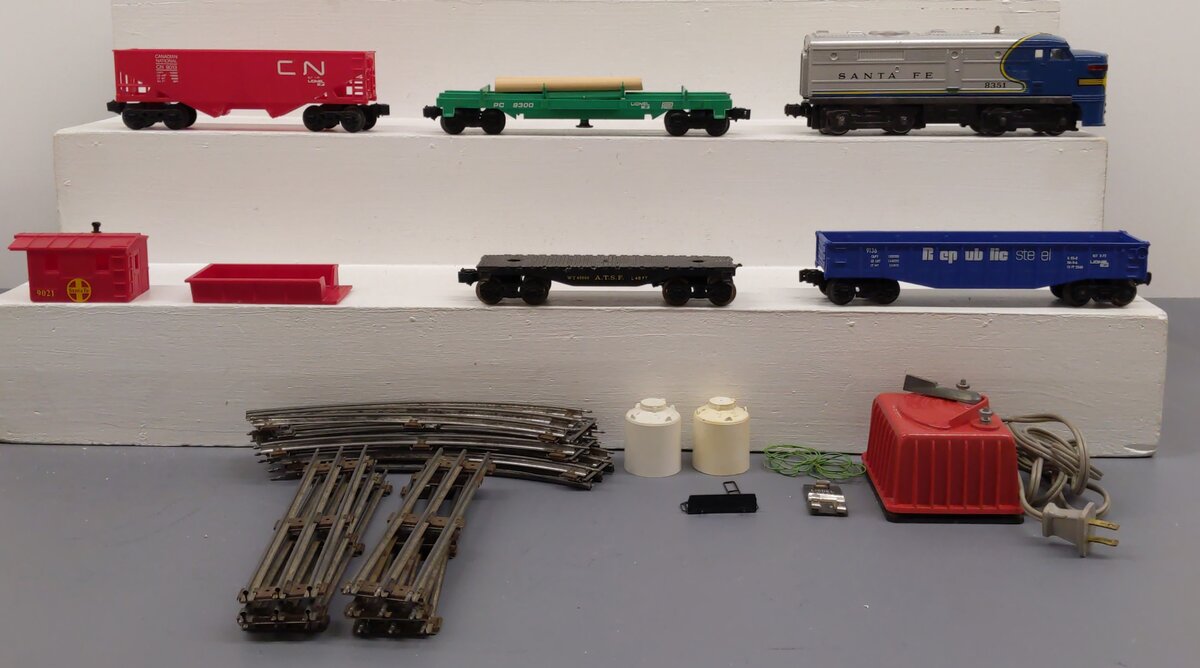Lionel 6-1383 Santa Fe Freight Set/Box