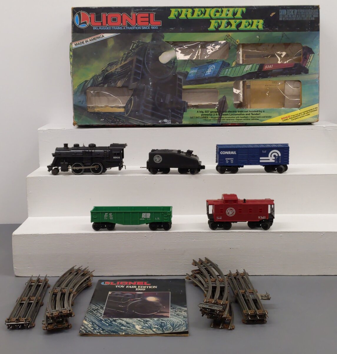 Lionel 6-1687 O Gauge Freight Flyer Steam Freight Train Set VG/Box