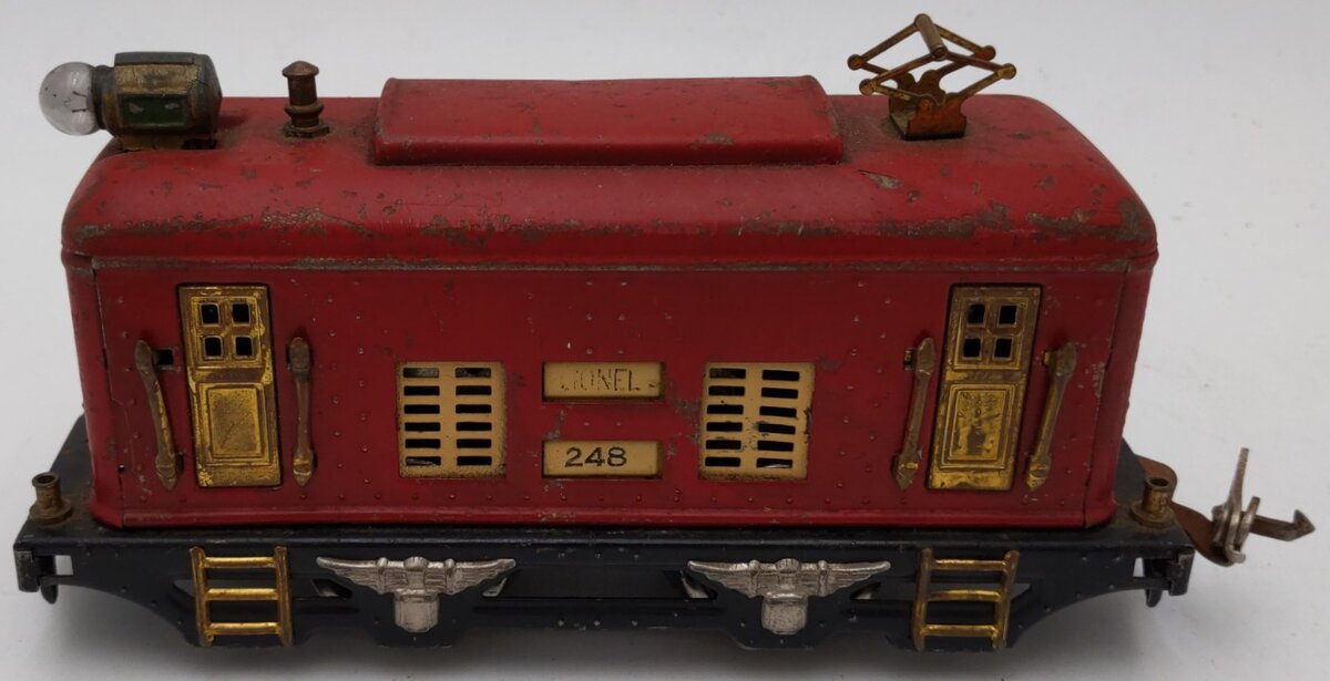 Lionel 248 Vintage O Prewar 0-4-0 Tinplate Powered Electric Locomotive