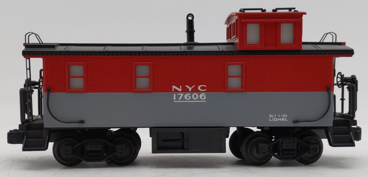 Lionel 6-17606 O Gauge New York Central Illuminated Caboose w/ Smoke LN/Box