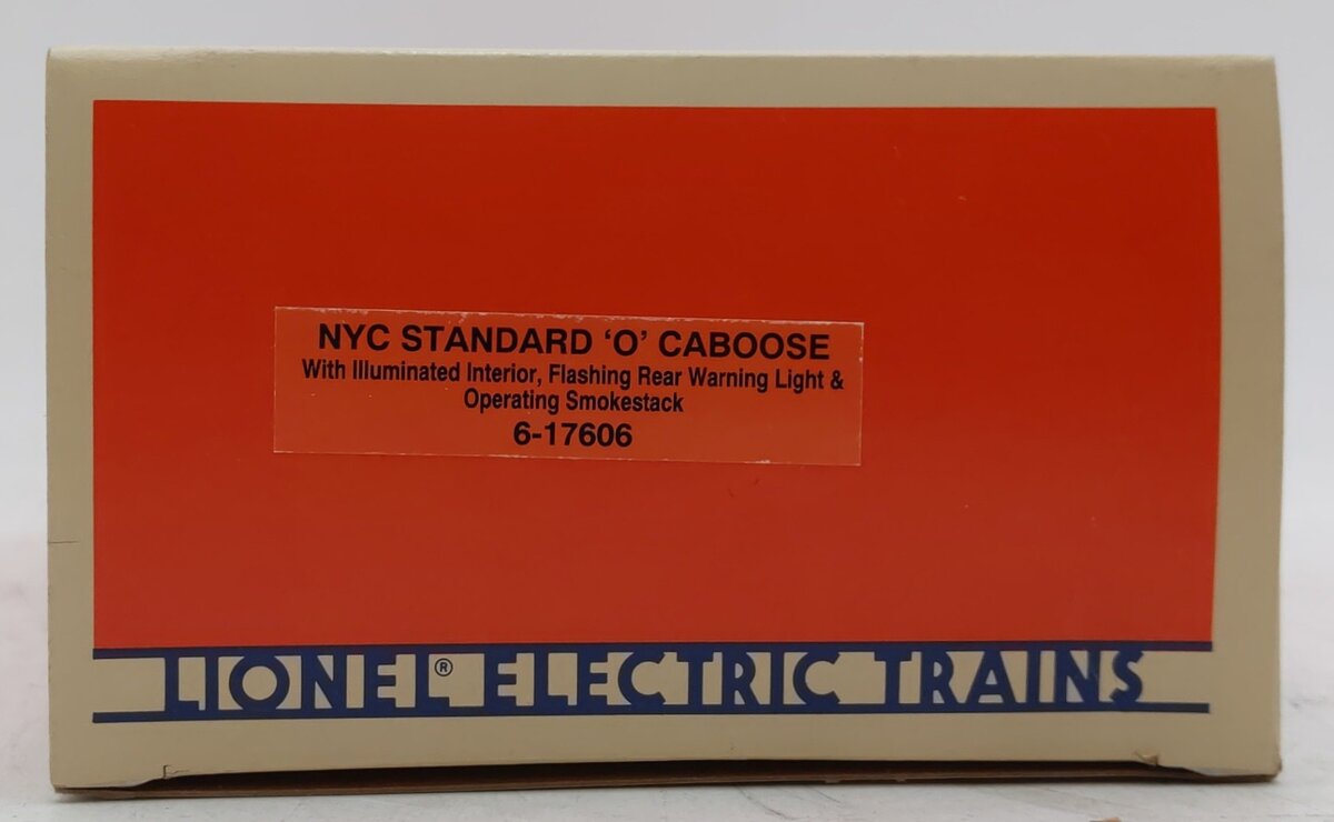 Lionel 6-17606 O Gauge New York Central Illuminated Caboose w/ Smoke LN/Box