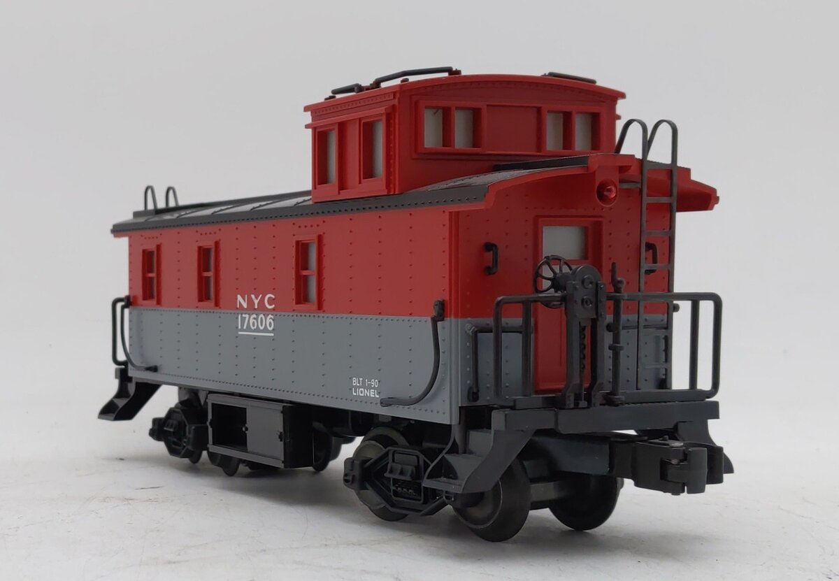Lionel 6-17606 O Gauge New York Central Illuminated Caboose w/ Smoke LN/Box